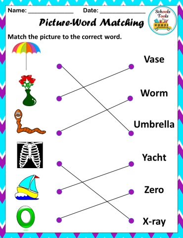 Picture-Word Matching | Product | Schools Tools