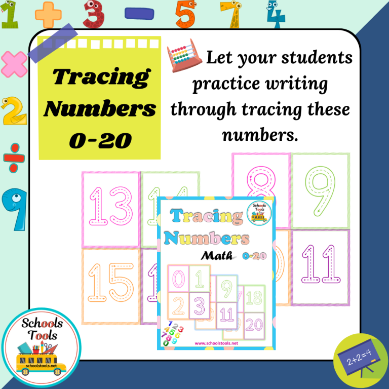 Tracing Numbers 0-20 product image