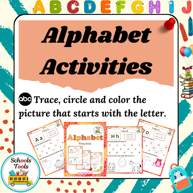 Alphabet Activities Ff-Jj product image