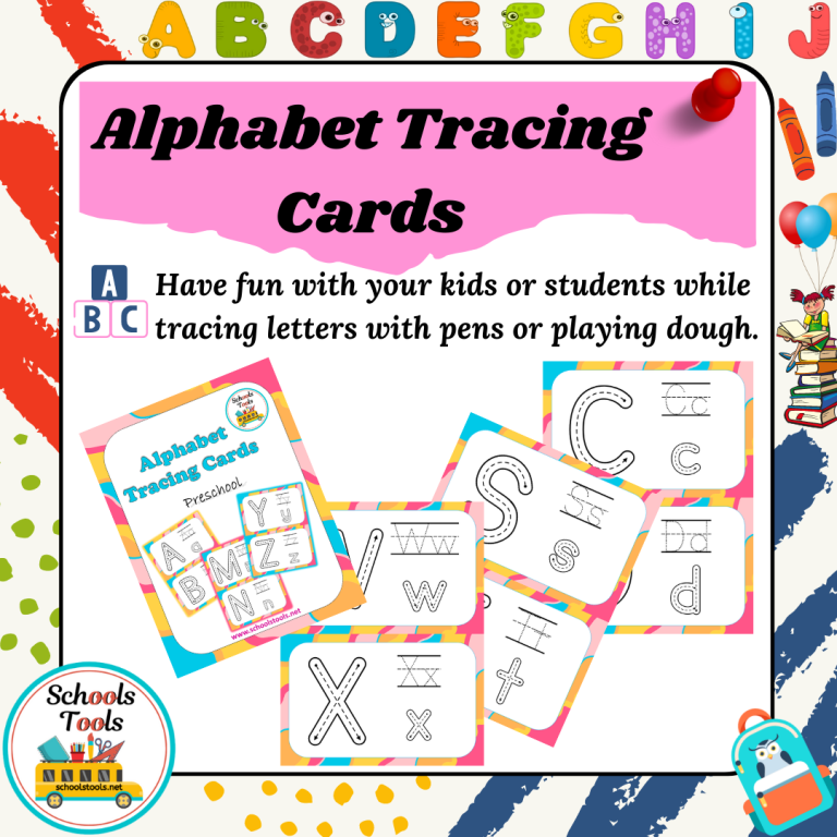 Alphabet Tracing Cards Aa-Hh product image