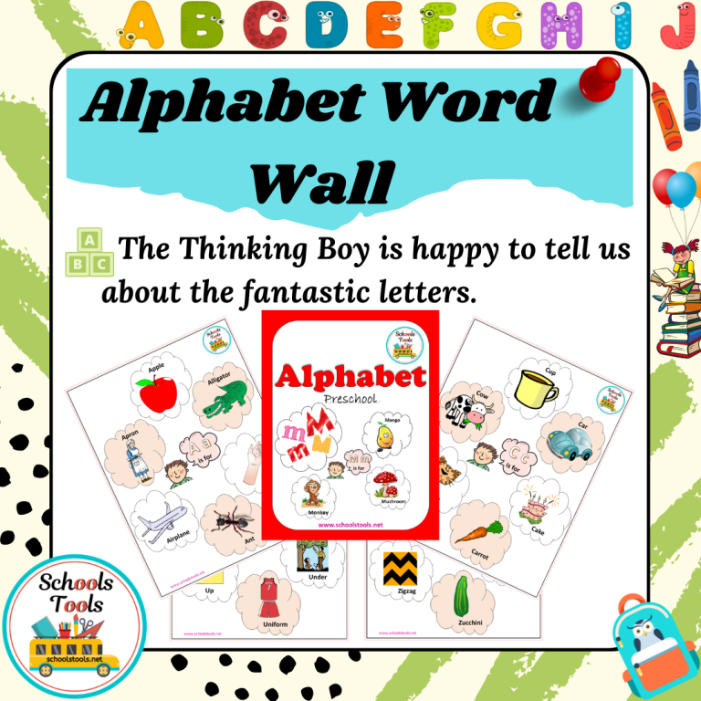 Alphabet Word Wall 6 A-I product image