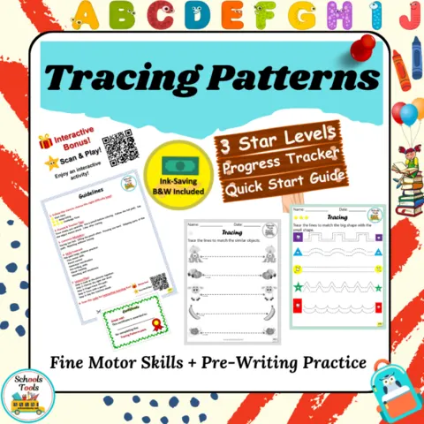 Tracing Pattenrs Activity Pack product image
